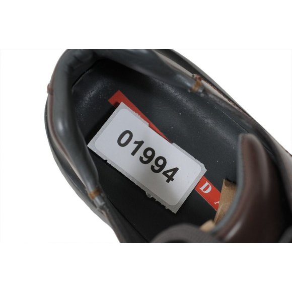 Prada Mens Vintage Chunky Derby US 7 UK 6 Brown Leather AW99 Vibram Square Toe - Picture 11 of 11